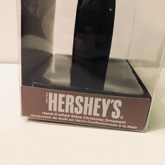 Hersheys Syrup Handcrafted Glass Christmas  Ornament 5 Inch Tall - Picture 12 of 15